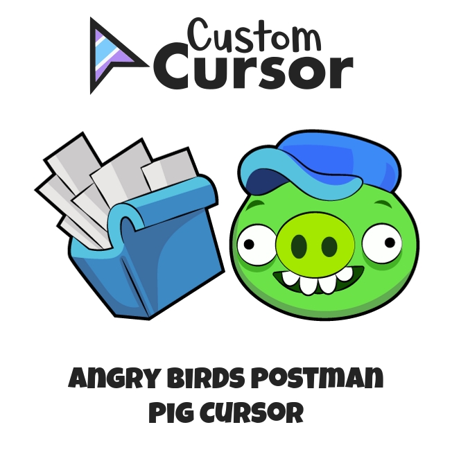 Angry Birds Postman Pig Cursor Custom Cursor