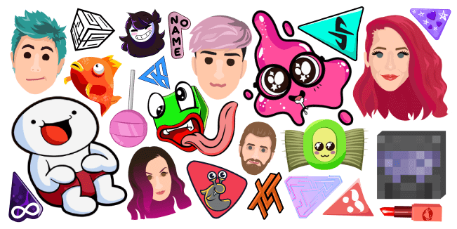 YouTubers cursor collection