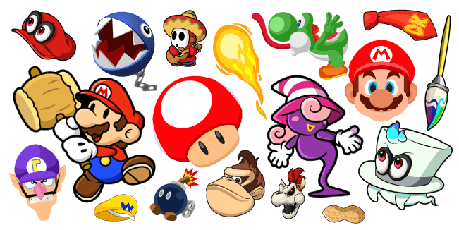 Super Mario cursor collection