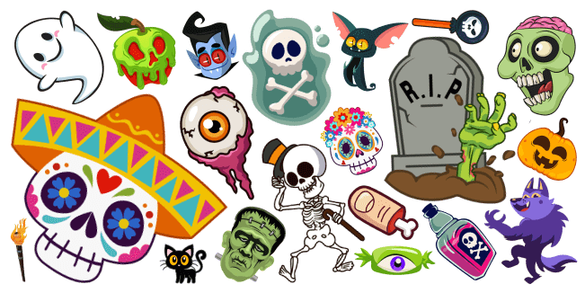 Halloween cursor collection