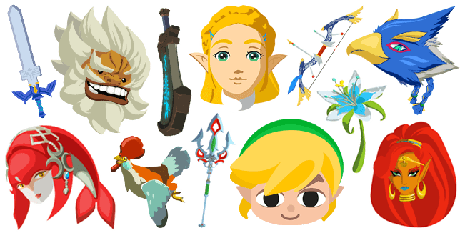 The Legend of Zelda cursor collection