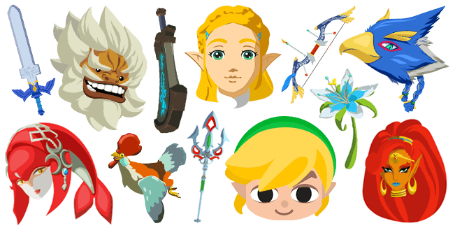 ALL] [OC] I made a set of Zelda themed mouse cursors for my computer. :  r/zelda