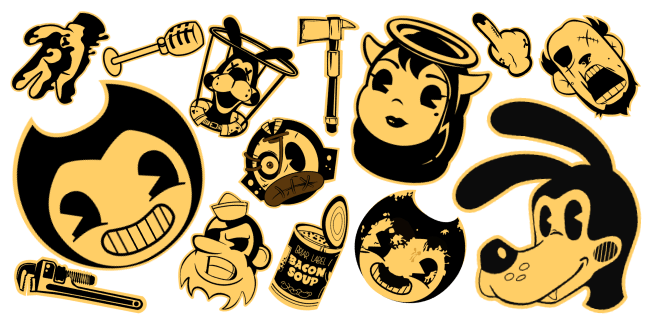 Bendy and the Ink Machine cursor collection