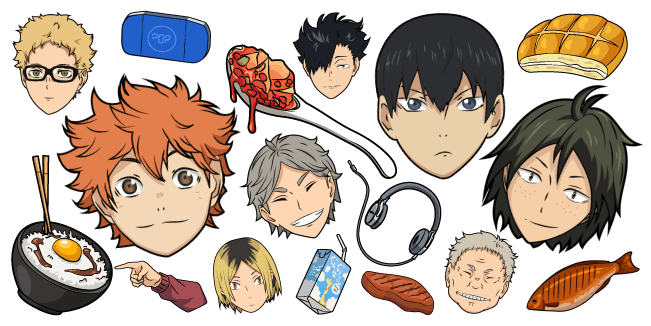 Коллекция курсоров Haikyuu!! - Custom Cursor