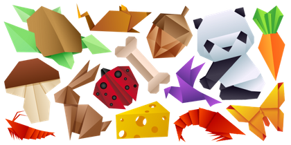 Коллекция курсоров Оригами