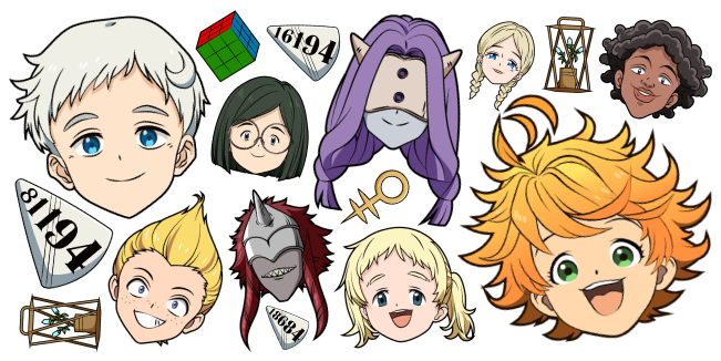 The Promised Neverland cursor collection