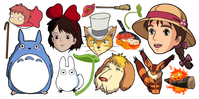 Studio Ghibli cursor collection