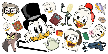 Коллекция курсоров DuckTales