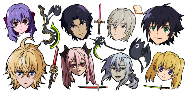 Seraph of the End cursor collection