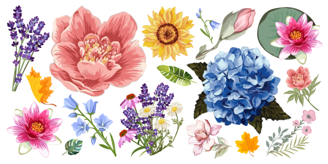 Коллекция курсоров Flowers - Custom Cursor