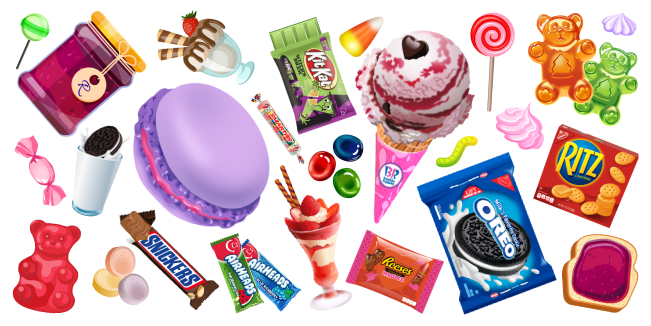 Коллекция курсоров Sweets and Candy - Custom Cursor