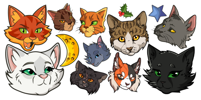 Коллекция курсоров Warrior Cats - Custom Cursor