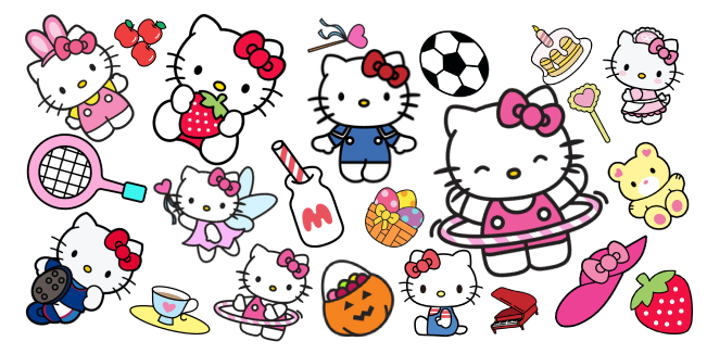 Hello Kitty cursor collection