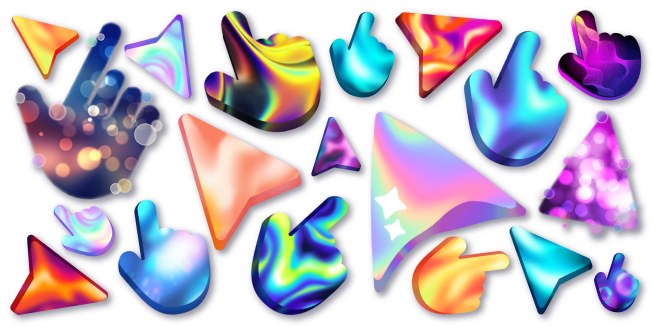 Fluido y Luces cursor collection