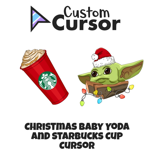Starbucks Custom Cold Cups - Autism Awareness w/Baby Yoda
