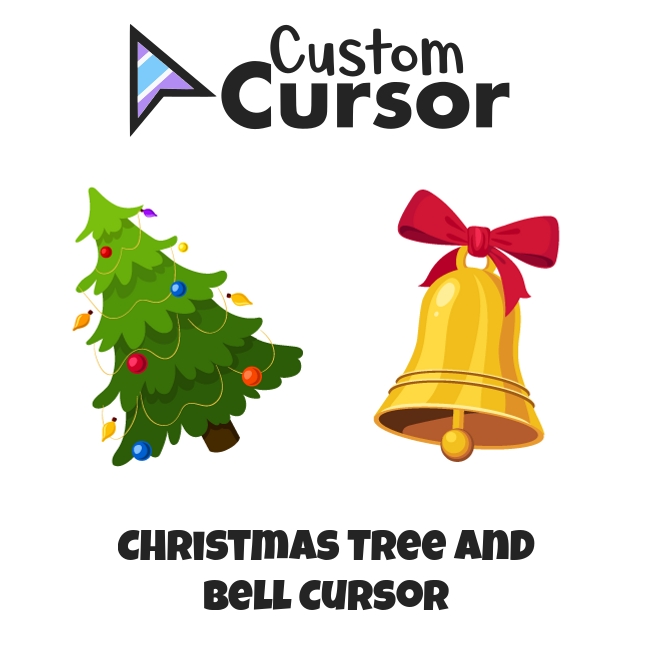 Christmas Tree And Bell Curseur Custom Cursor 