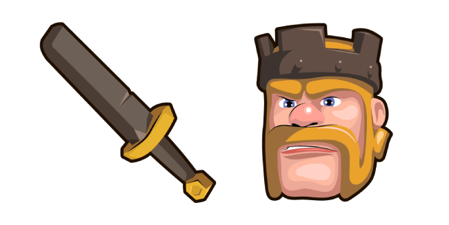 Clash royale barbarian king