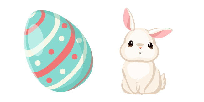 Easter Egg and Bunny Cursor