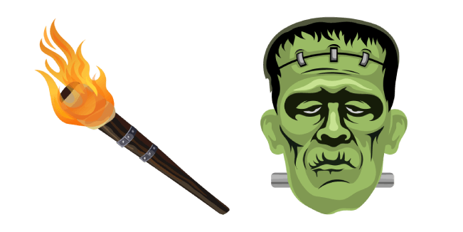 Halloween Frankenstein курсор