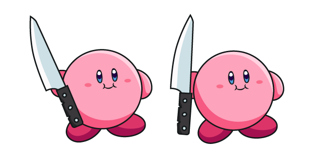 Kirby With A Knife Meme Cursor