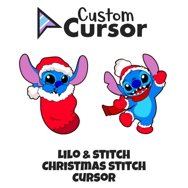Lilo & Stitch Christmas Stitch cursor – Custom Cursor