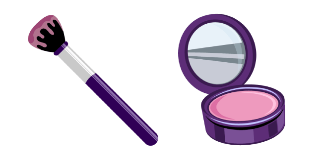 Makeup Brush and Mirror курсор