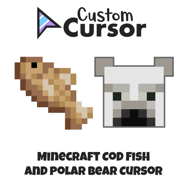 Minecraft Fishing Rod and Clownfish cursor – Custom Cursor