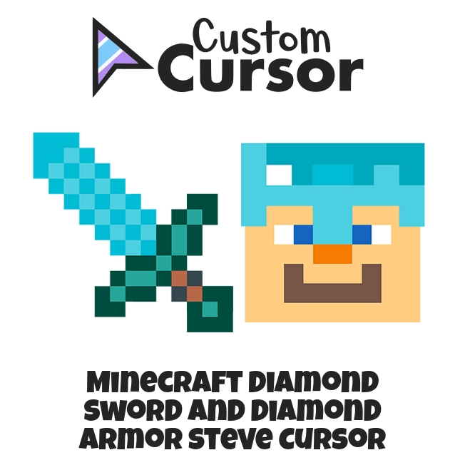 Minecraft Story Mode Petra and Golden Sword cursor – Custom Cursor