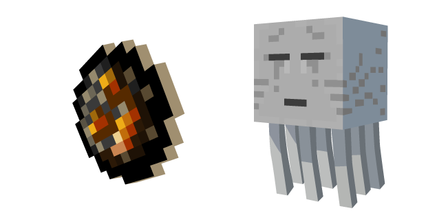Minecraft Fireball and Ghast Cursor