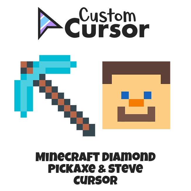 Minecraft Diamond Sword and Diamond cursor – Custom Cursor