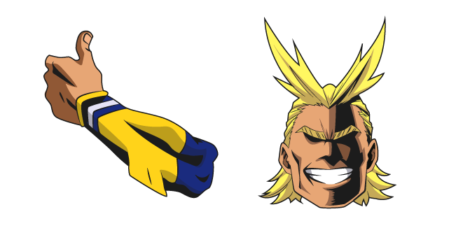 My Hero Academia All Might Cursor Custom Cursor 