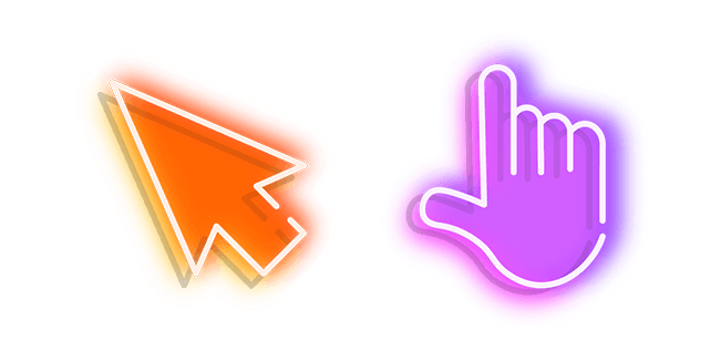 Neon Phone and Messages cursor – Custom Cursor