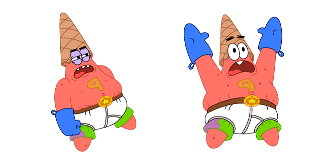 SpongeBob Patrick-Man Cursor