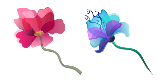 Aquarelle Flower Cursor