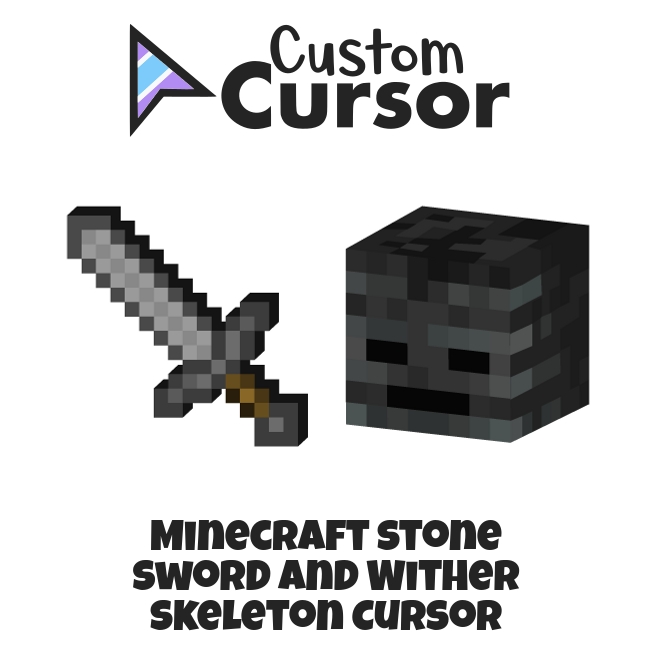 Minecraft Water Bucket and Sword Curseur – Custom Cursor