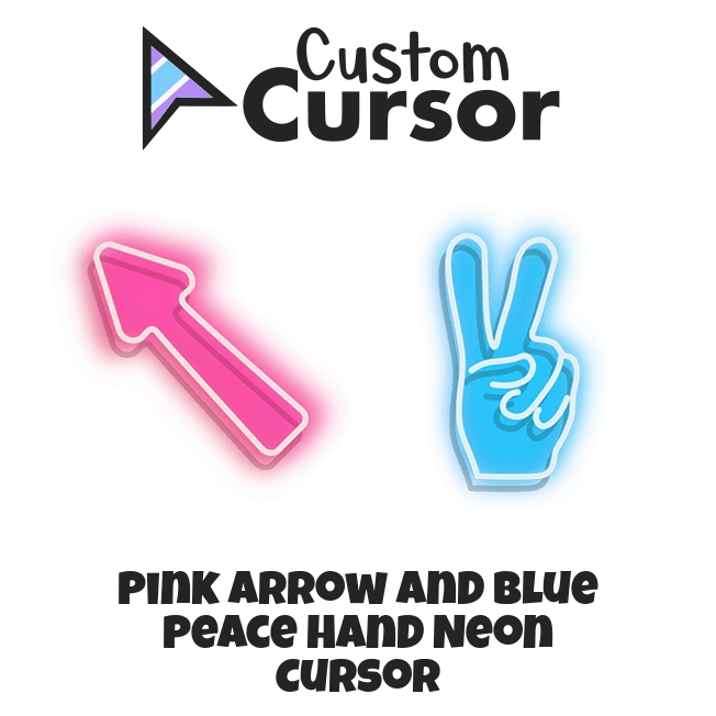 Pink Neon Star - Custom Cursor Trails