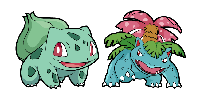 Pokemon Bulbasaur and Venusaur курсор