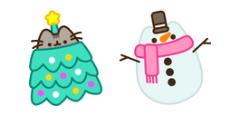 pusheen snowman