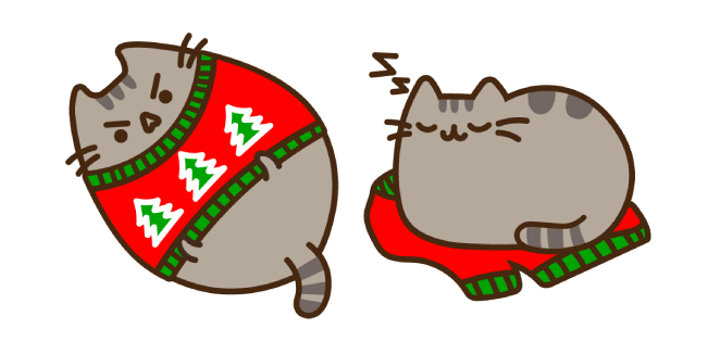 christmas sweater pusheen