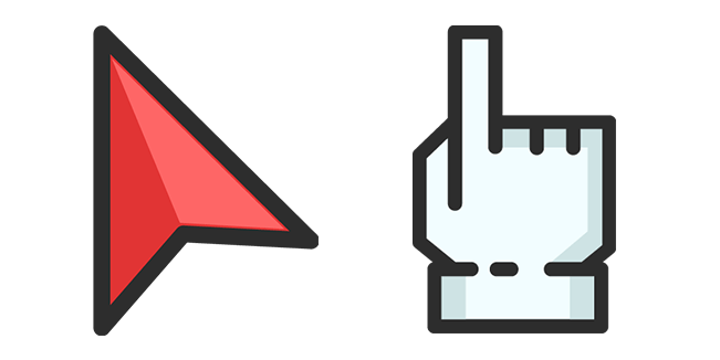 Red And Black Cursors