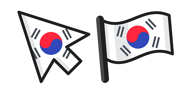 South Korea Flag Cursor