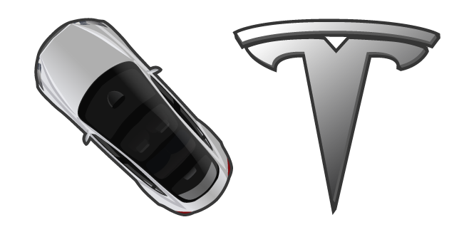 Tesla Model S курсор