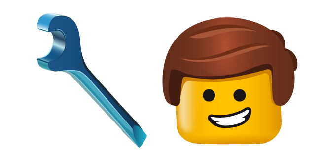 The LEGO Emmet Brickowski cursor – Custom Cursor