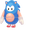 Fall Guys Sonic Costume Pointer