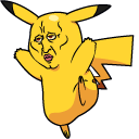 Handsome Pikachu Meme cursor – Custom Cursor