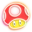 Neon Super Mario Red Mushroom and Star Pointer