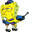 SpongeBob Wanted Maniac Poster Pointer