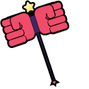 Steven Universe Sardonyx and War Hammer Pink Cursor