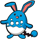 Pokemon Marill and Azumarill Blue Pointer