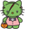 Halloween Hello Kitty and Candy Green Pointer